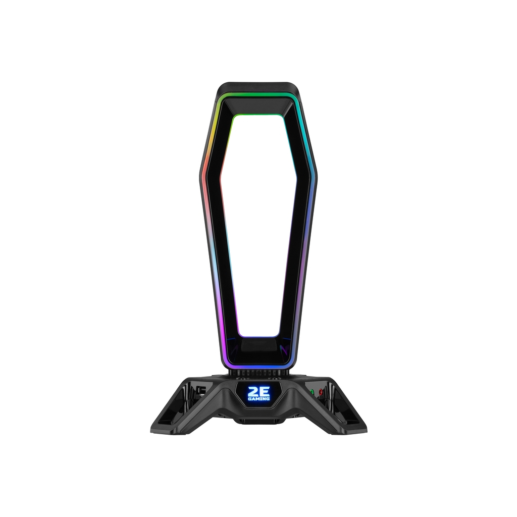 Підставка для гарнітури 2E Gaming GST330 RGB 7.1 USB Black (2E-GST330UB) - зображення 2