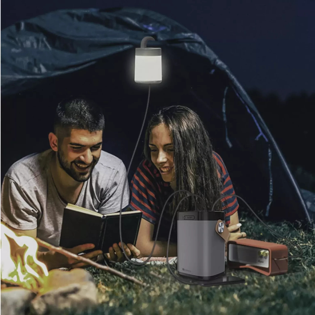 Батарея універсальна Sandberg 60000mAh, PD/20W, QC/3.0, USB-C, USB-A*2(22.5W total), flashlight 3W (420-71) - зображення 4