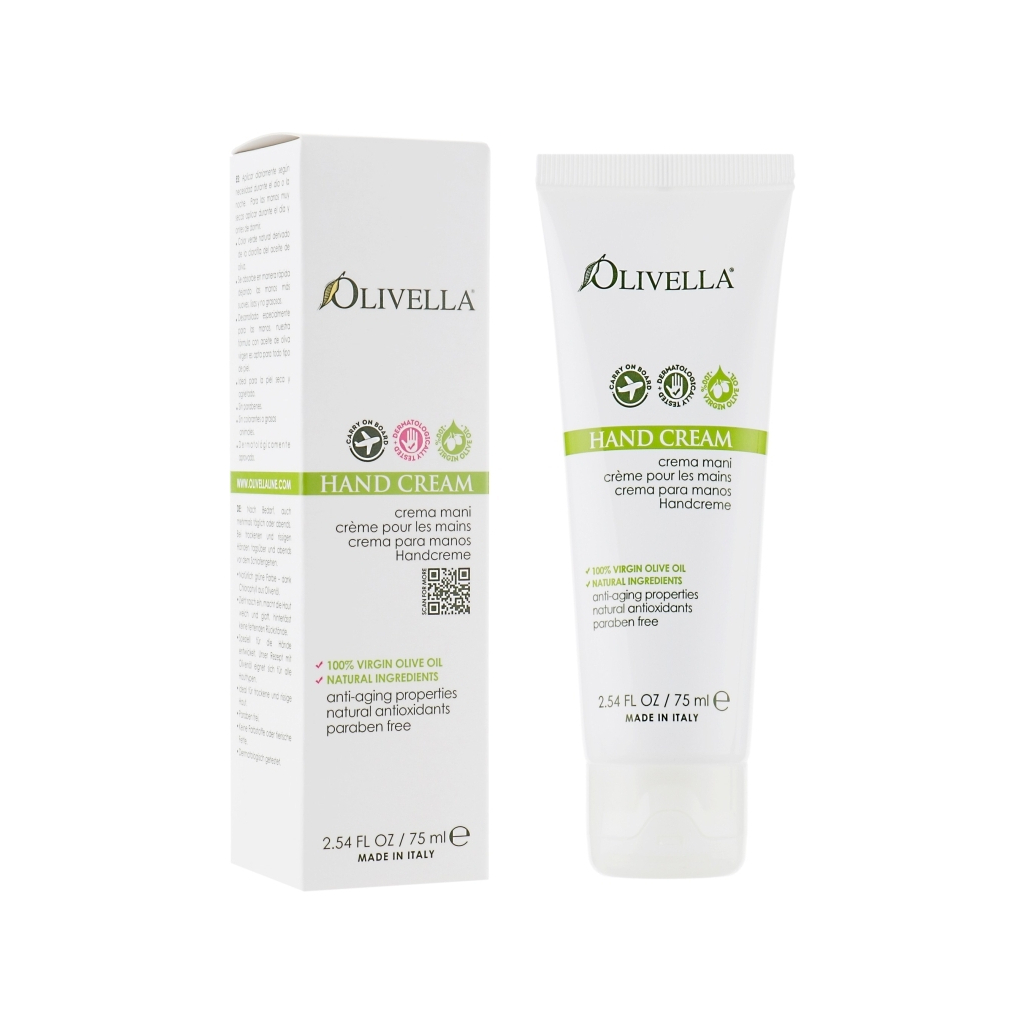 Крем для рук Olivella на основі оливкової олії 75 мл (764412300003) - зображення 2