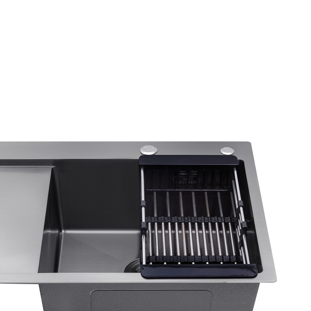 Мийка кухонна Kroner Schwarze-7849RHM (CV025279) - зображення 7