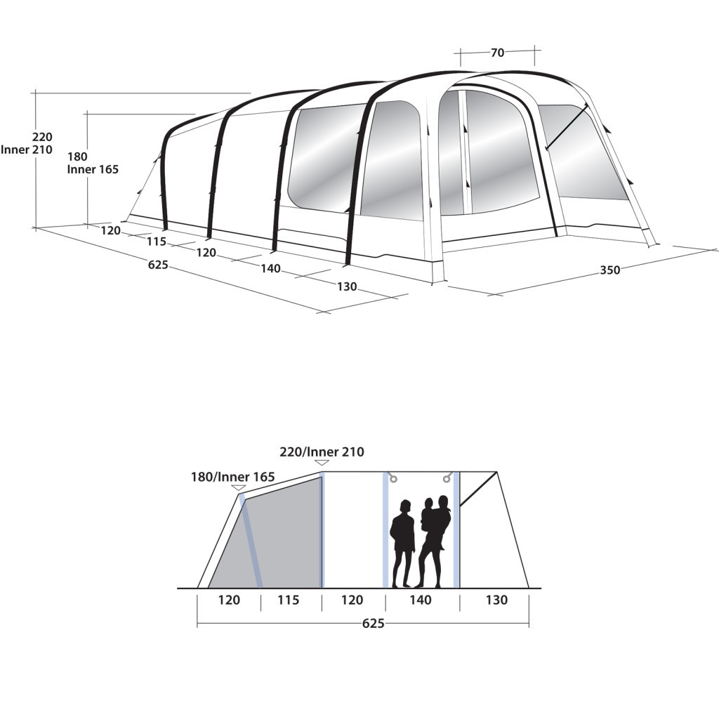 Намет Outwell Avondale 5PA Green (928817) - зображення 8