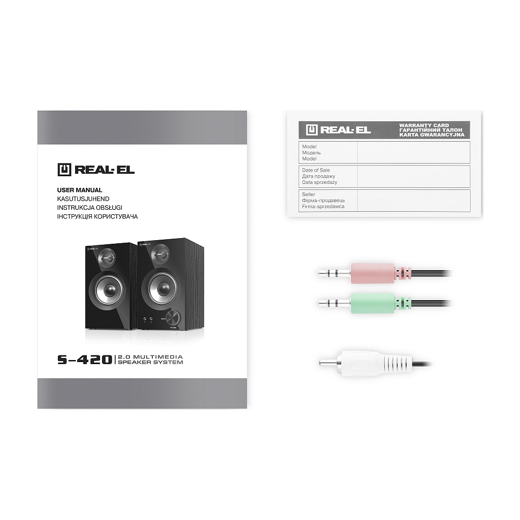 Акустична система REAL-EL S-420 Black (EL121200011) - зображення 9