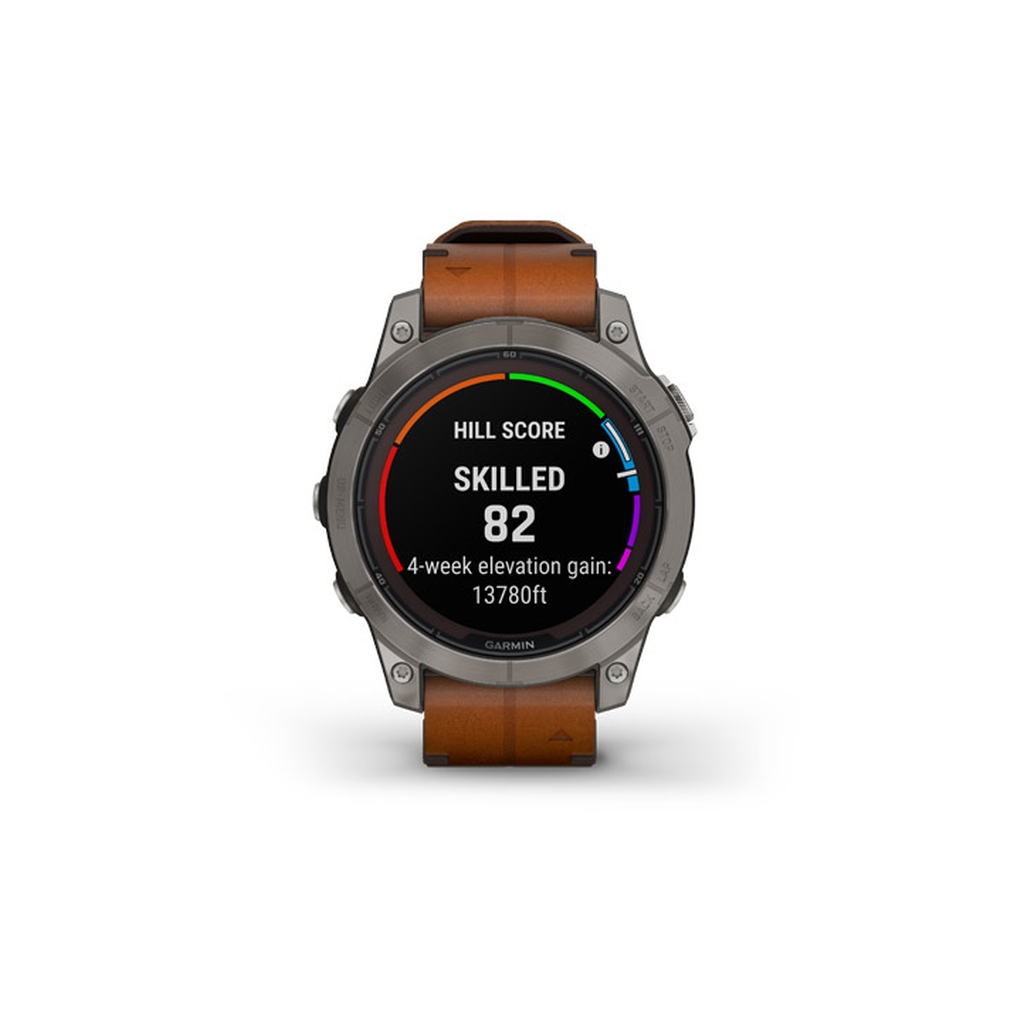 Смарт-годинник Garmin fenix 7 Pro Saph Solar, Ti w/Chestnut Lthr Band, Excl, GPS (010-02777-30) - зображення 7