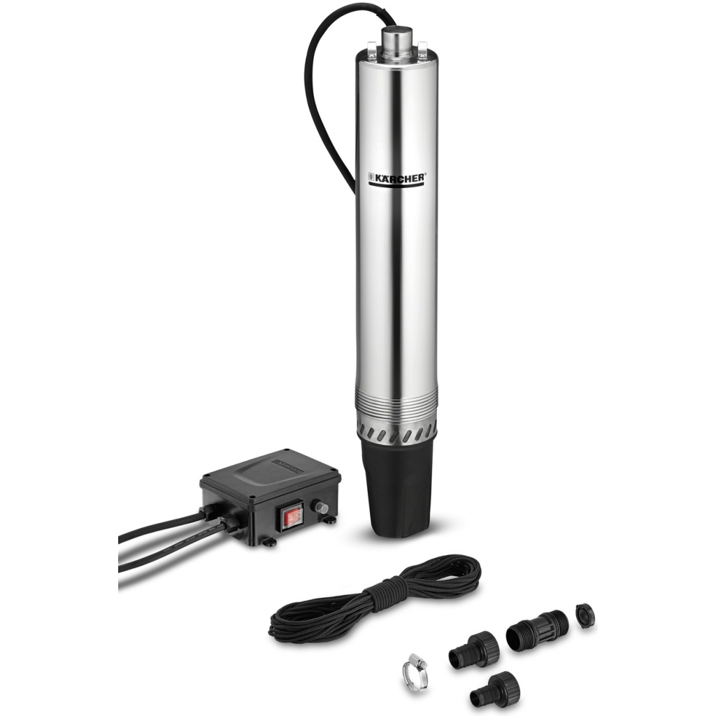 Заглибний насос Karcher ВР 4 Deep Well, 700 Вт, 4600 л/г, 43 м, 4.3 бар, 12 м, 150 мм, 35 °C, G1 (1.645-421.0) - зображення 1
