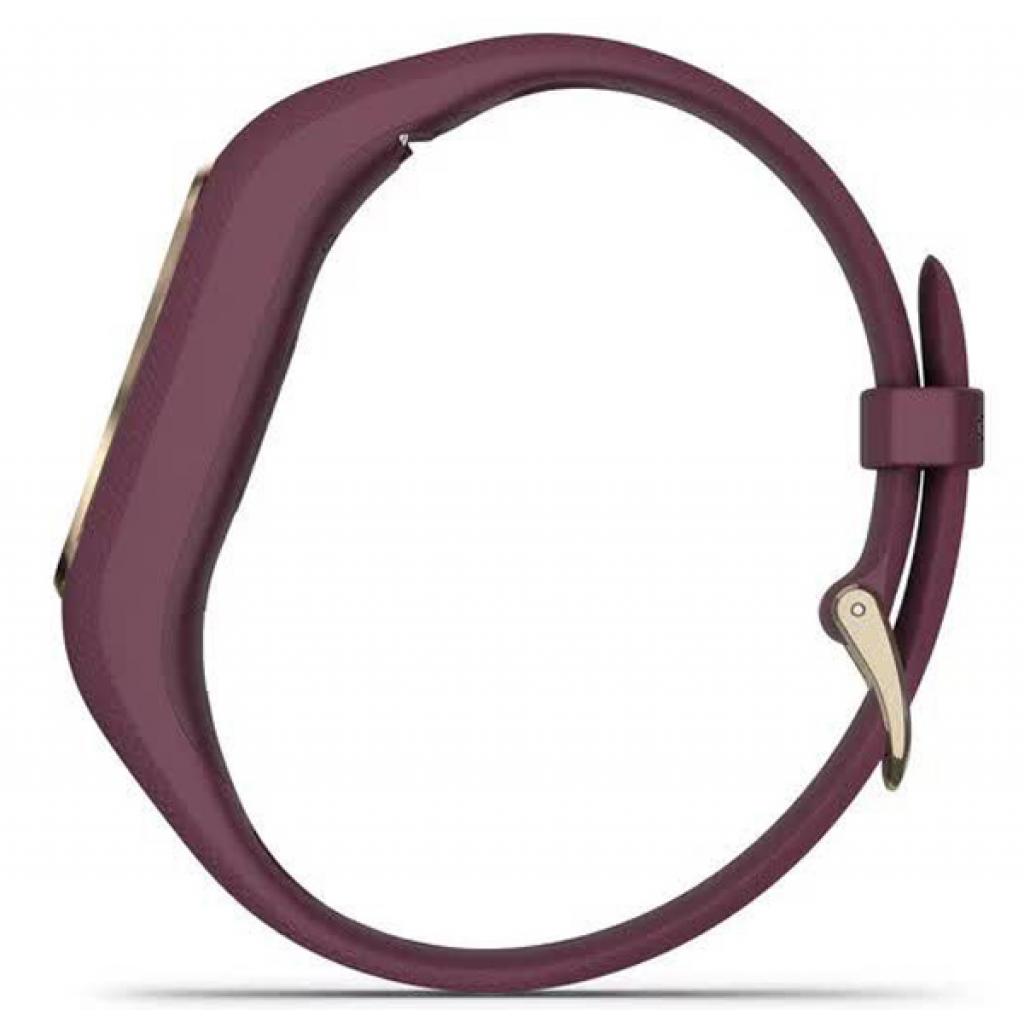 Фітнес браслет Garmin vivosmart 4, Merlot/Rose Gold, S/M (010-01995-21) - зображення 5