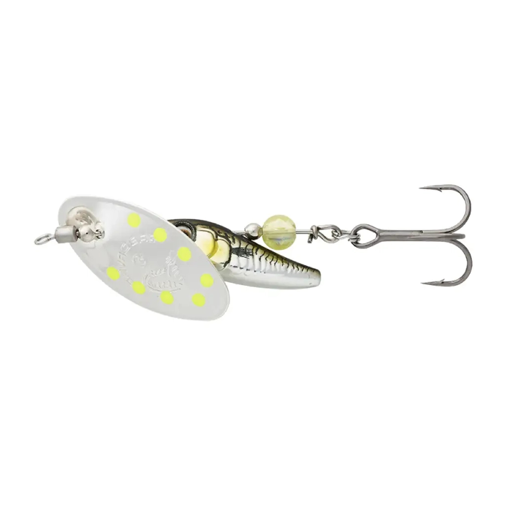 Блешня Savage Gear Sticklebait Spinner 2 7.3g Green Silver Ayu (1854.44.72) - зображення 1