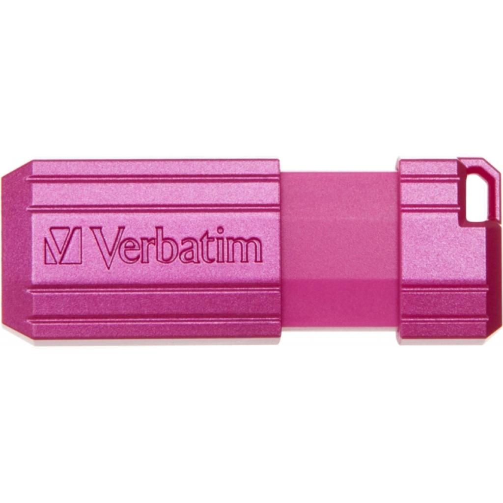 USB флеш накопичувач Verbatim 32GB Store 'n' Go Pin Stripe Pink USB 2.0 (049056) - зображення 1