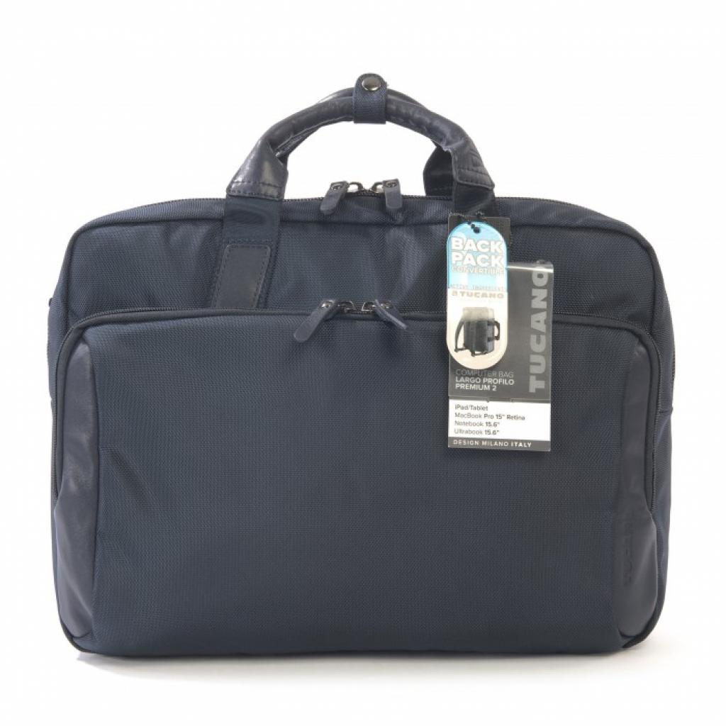 Сумка для ноутбука Tucano 15.6" Profilo Premium Bag, blue (BLAPPR2-B) - зображення 9