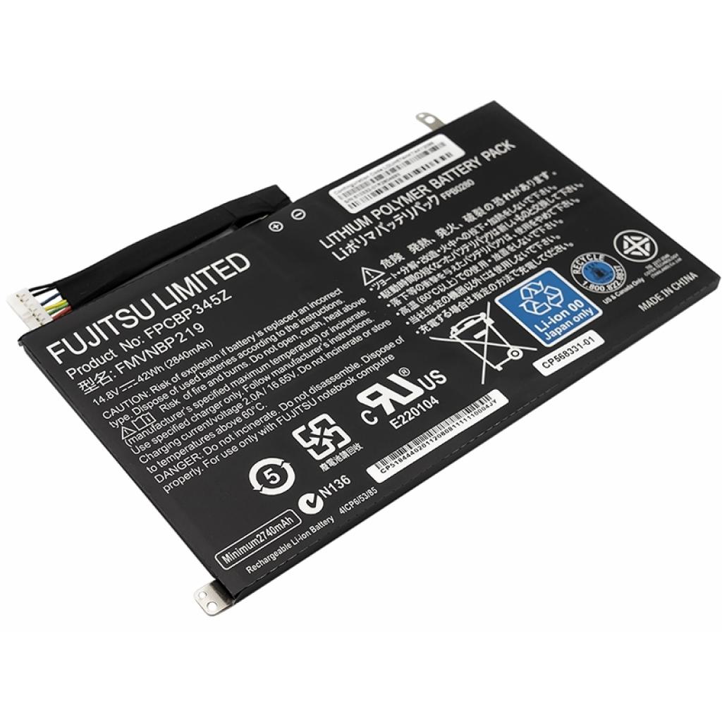 Акумулятор до ноутбука Fujitsu LifeBook UH552, UH572 (FPCBP345Z) 14.8V 2840mAh (NB450114) - зображення 1