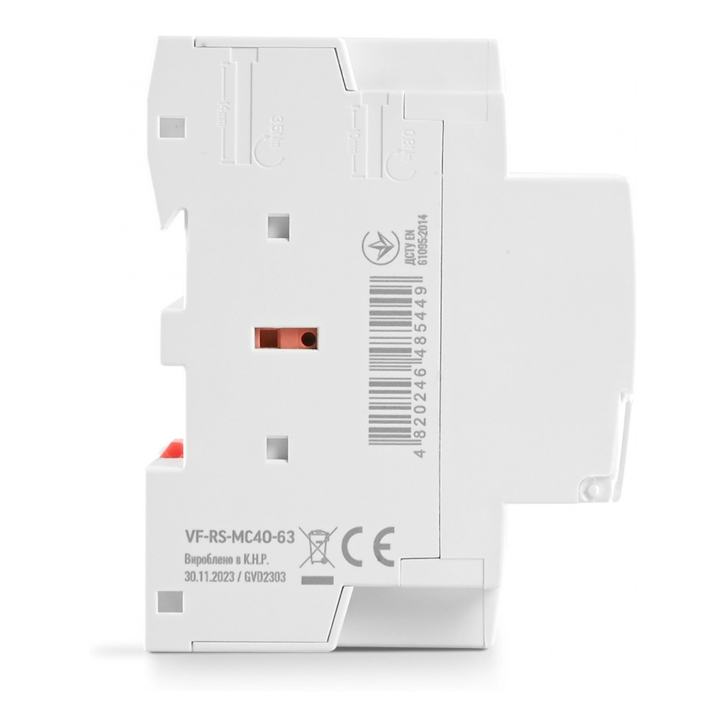 Контактор Videx 4п 63А 4НВ VF-RS-MC4O-63 RESIST - зображення 3
