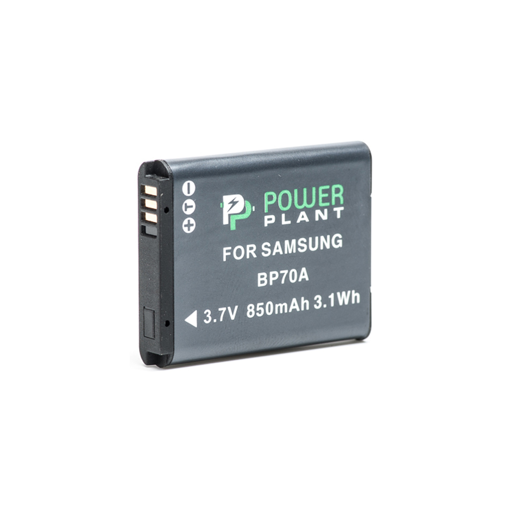 Акумулятор до фото/відео PowerPlant Samsung BP70A (DV00DV1261) - изображение 2