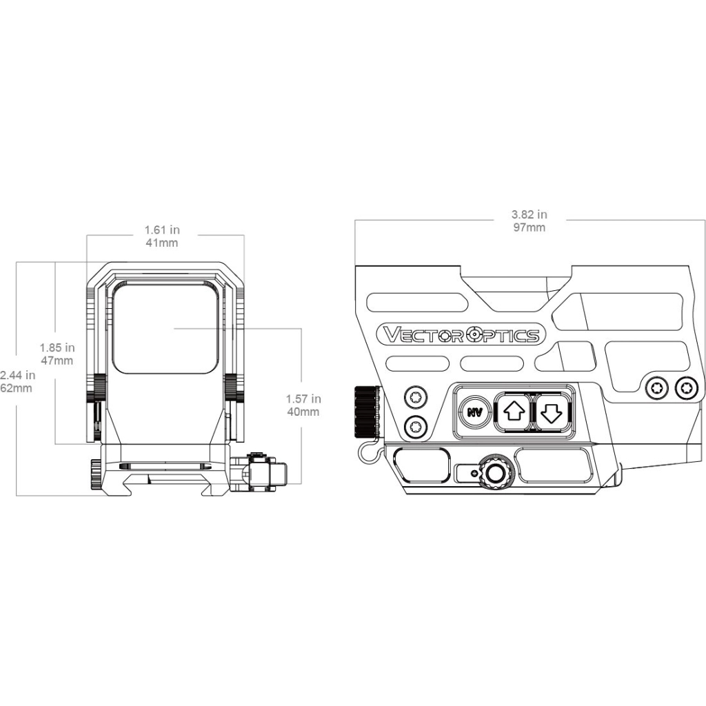 Коліматорний приціл Vector Optics Frenzy Plus 1x31x26 Solar (SCRD-S67) - изображение 11