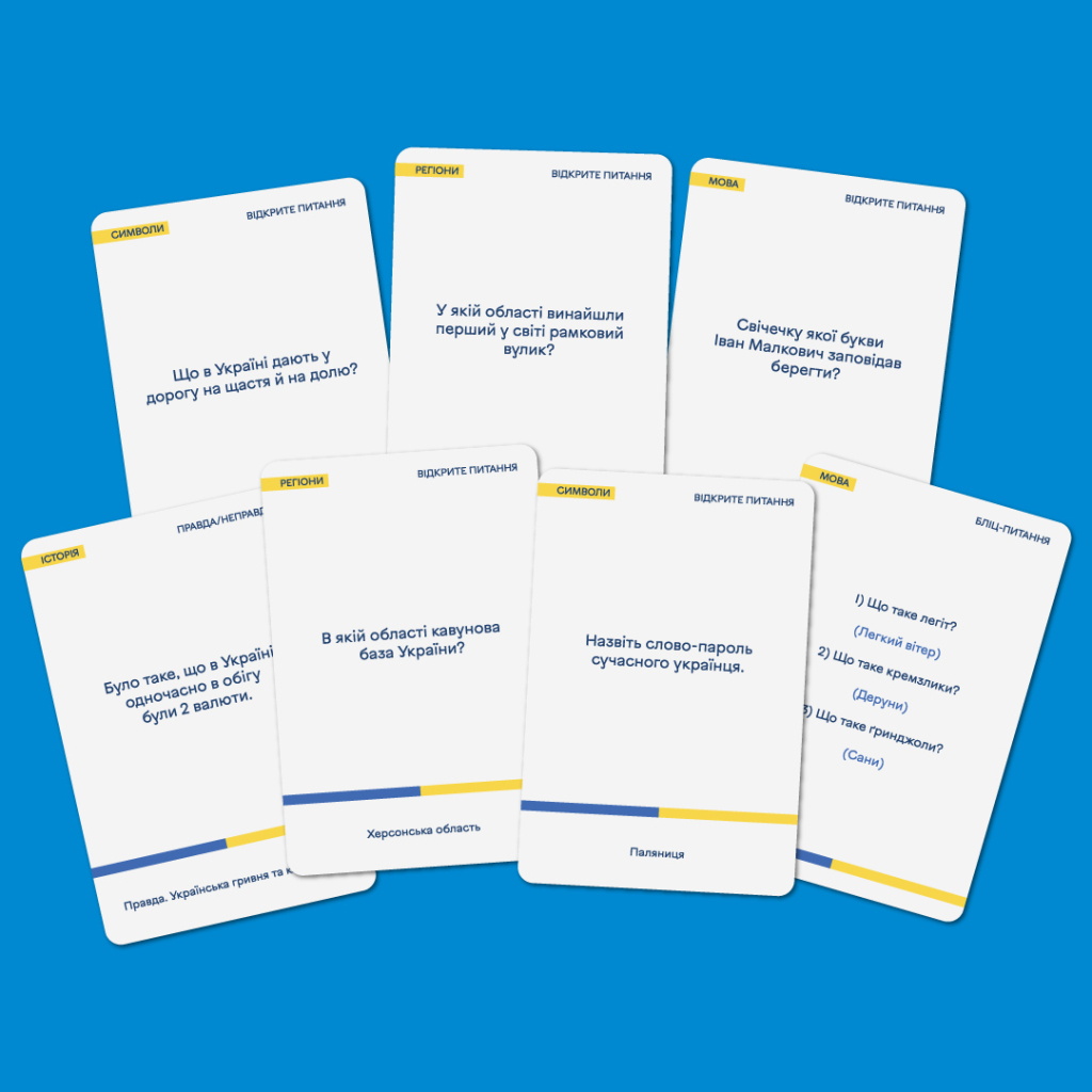 Настільна гра Orner Розмовна гра "Шевченко питає. Гра про Україну" (1909) - зображення 5