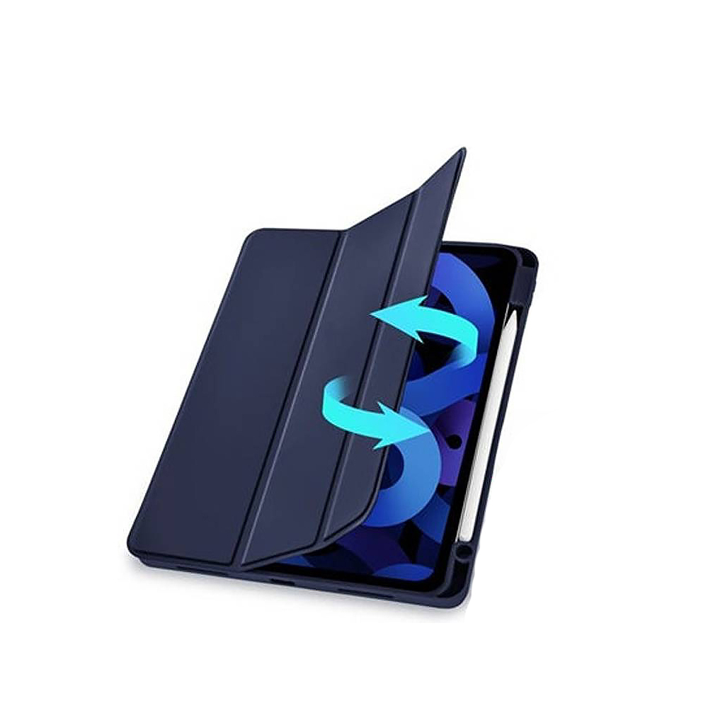 Чохол до планшета BeCover Tri Fold Soft TPU mount Apple Pencil Apple iPad Air 5 (2022) 10.9" Deep Blue (708454) - зображення 5