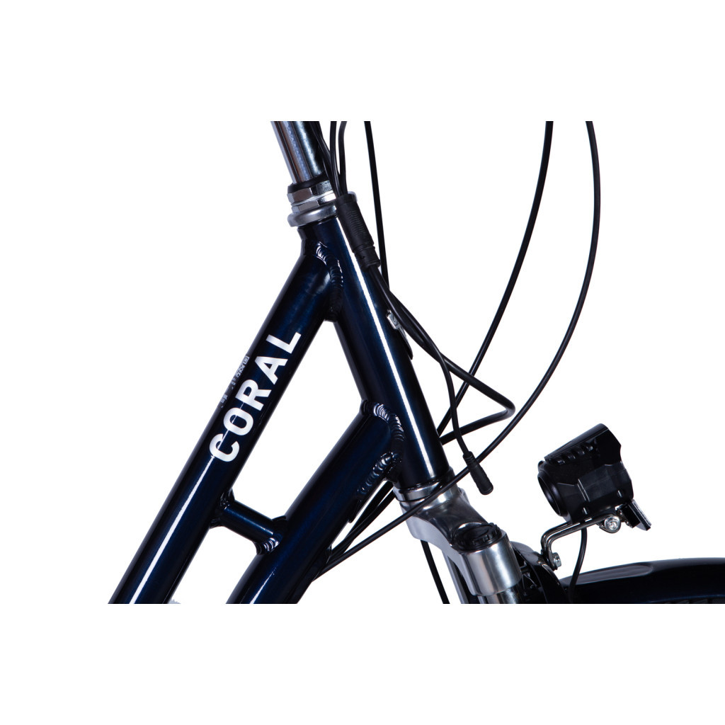 Електровелосипед Dorozhnik eCORAL 28" 19" 48B 12.5А*г St 2024 Темно-синій (ELB-D-28-047) - зображення 2