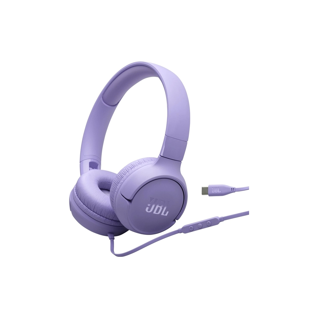 Навушники JBL Tune 520C USB-C Purple (JBLT520CPUR) - зображення 1