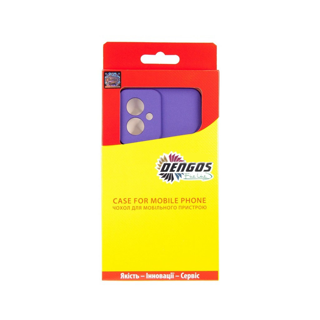 Чохол до мобільного телефона Dengos Carbon Motorola G55 Purple (DG-TPU-CRBN-250) - зображення 3