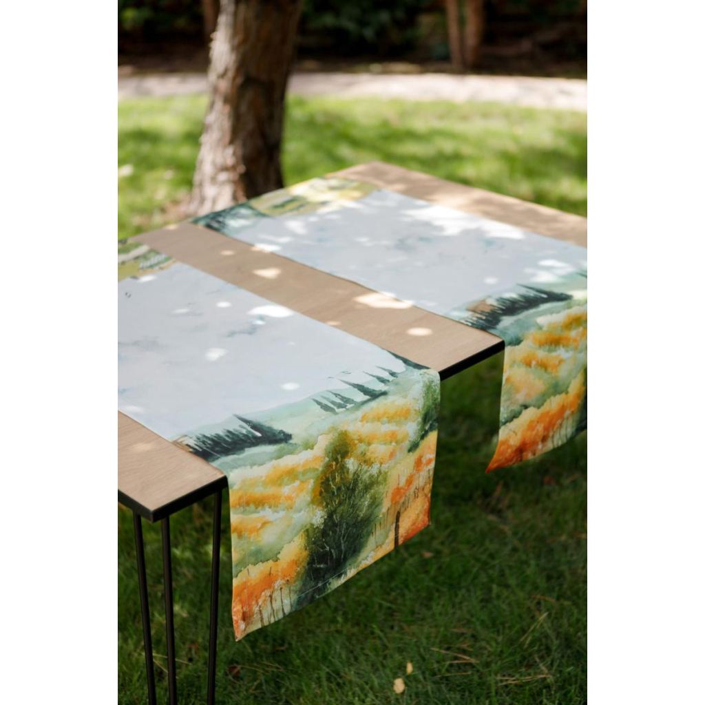 Доріжка на стіл Прованс Деревця 40х130 (036896) - зображення 4