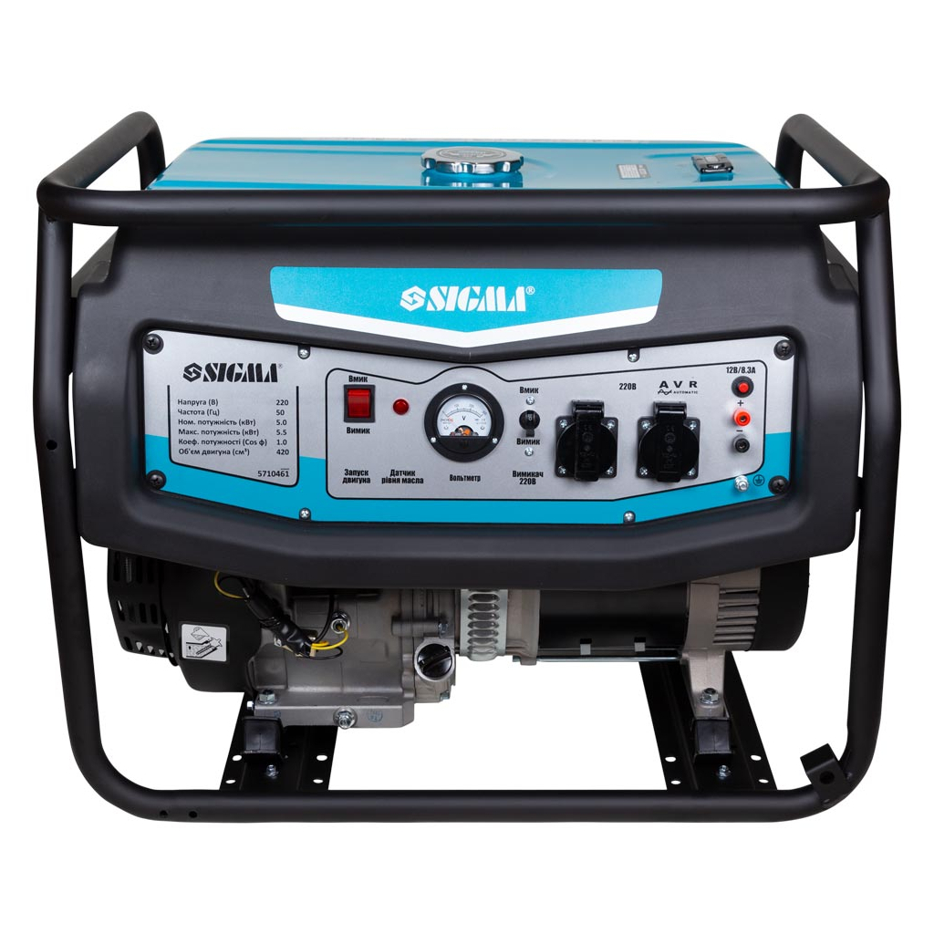 Генератор Sigma 2.8/3.0kW ручний запуск (5710401) - зображення 7