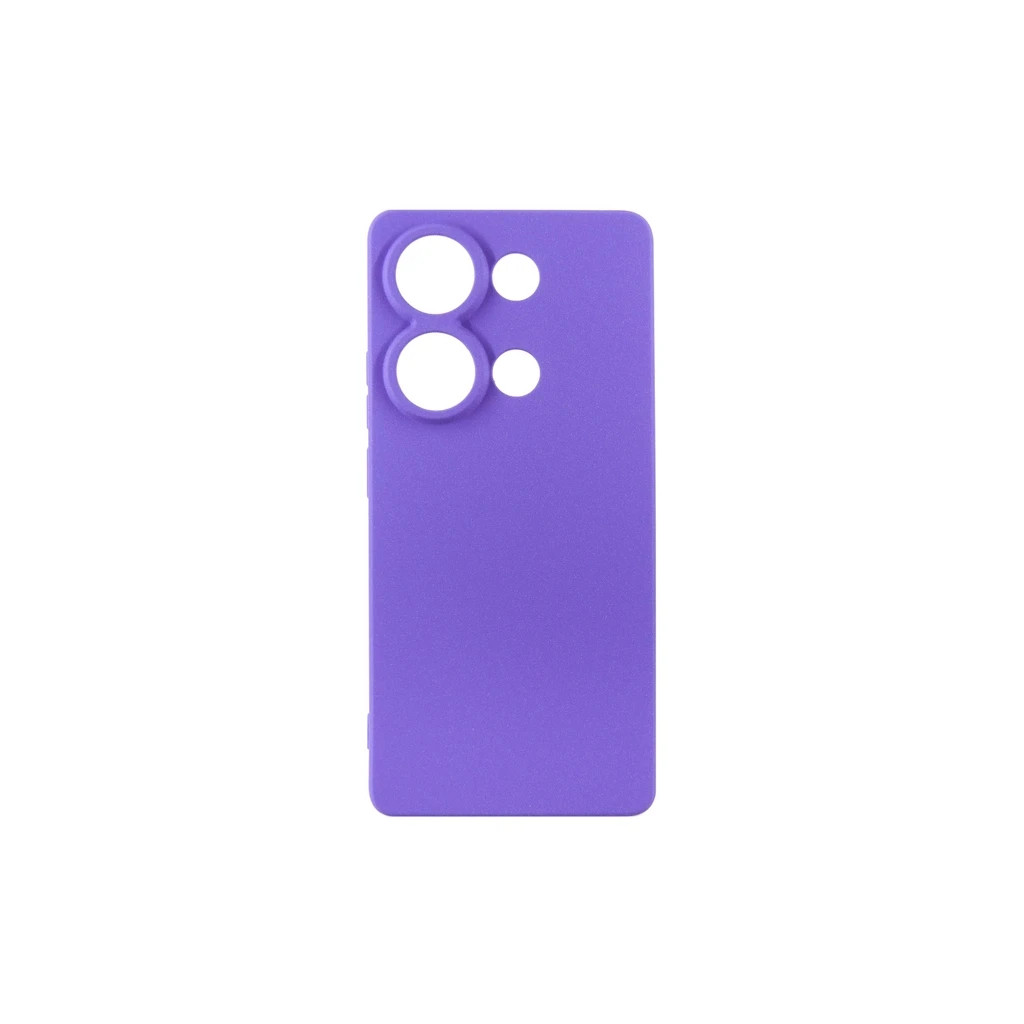 Чохол до мобільного телефона Dengos Kit for Xiaomi Redmi Note 13 Pro 4G case + glass (Purple) (DG-KM-64) - зображення 2