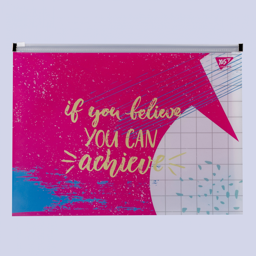 Папка - конверт Yes на блискавцi А4 Hotch Potch (491758) - зображення 1