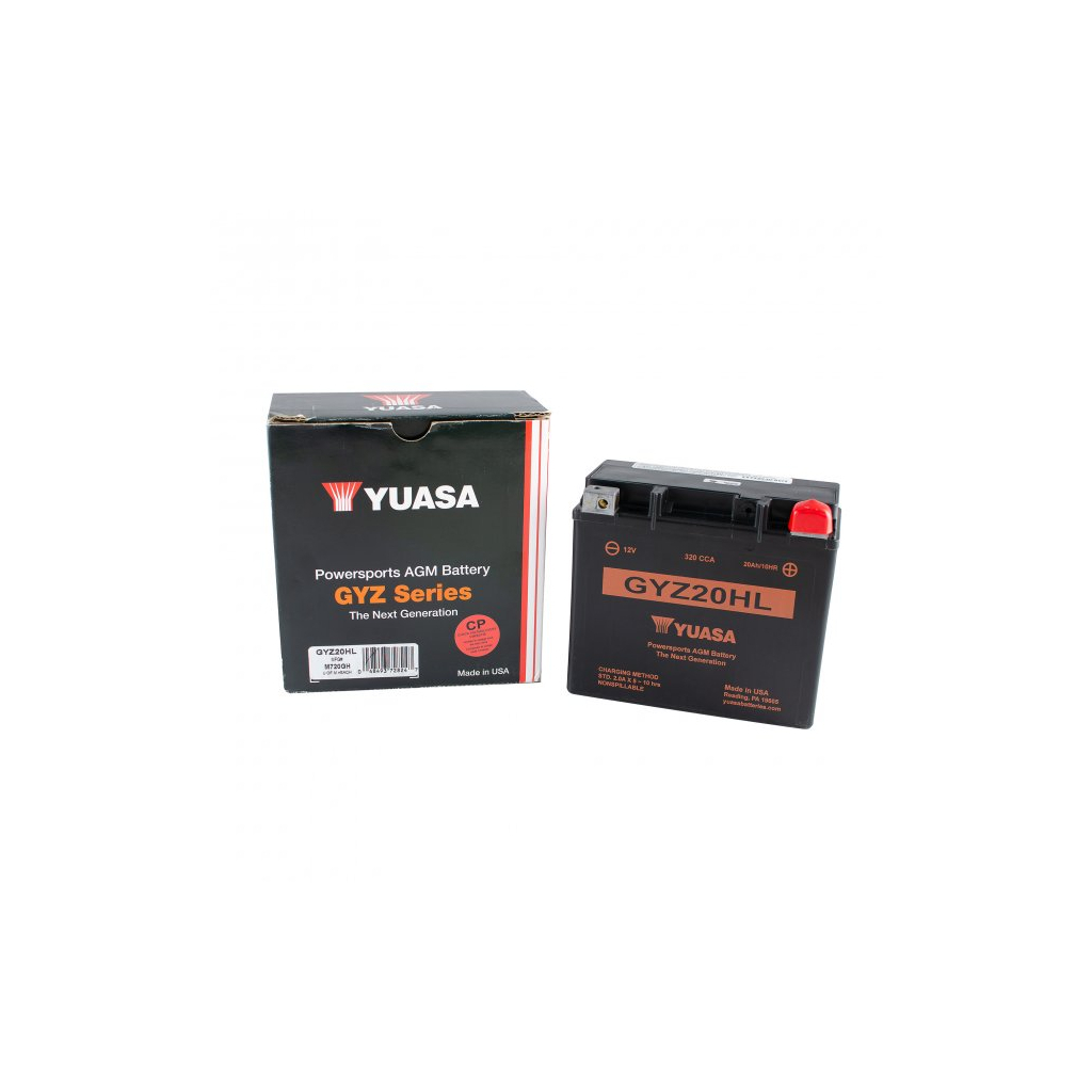 Акумулятор автомобільний Yuasa 12V 21,1Ah High Performance MF VRLA Battery (GYZ20HL) - зображення 2