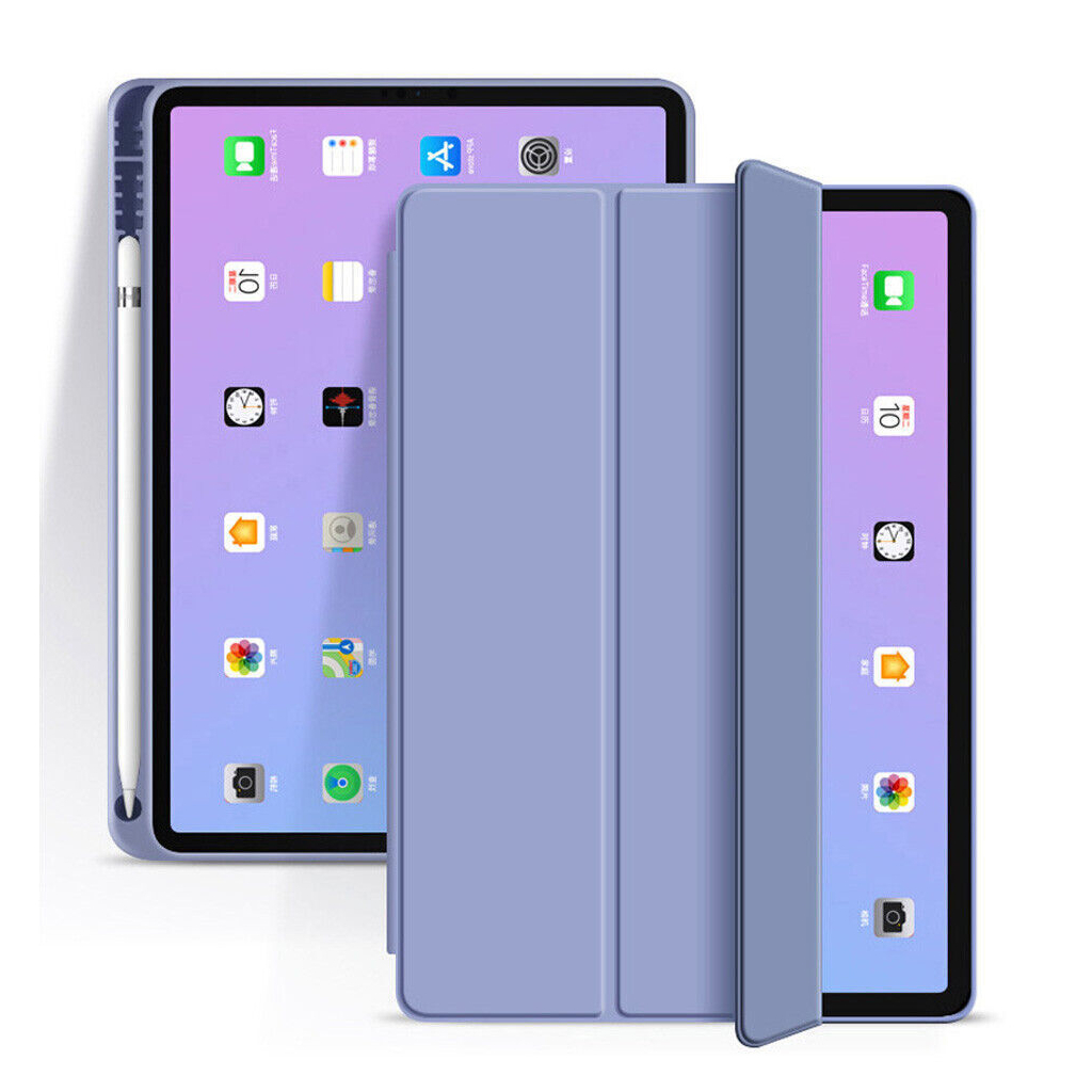 Чохол до планшета BeCover Tri Fold Soft TPU mount Pencil Apple iPad 10.9" 2022 Purple (708463) - зображення 2