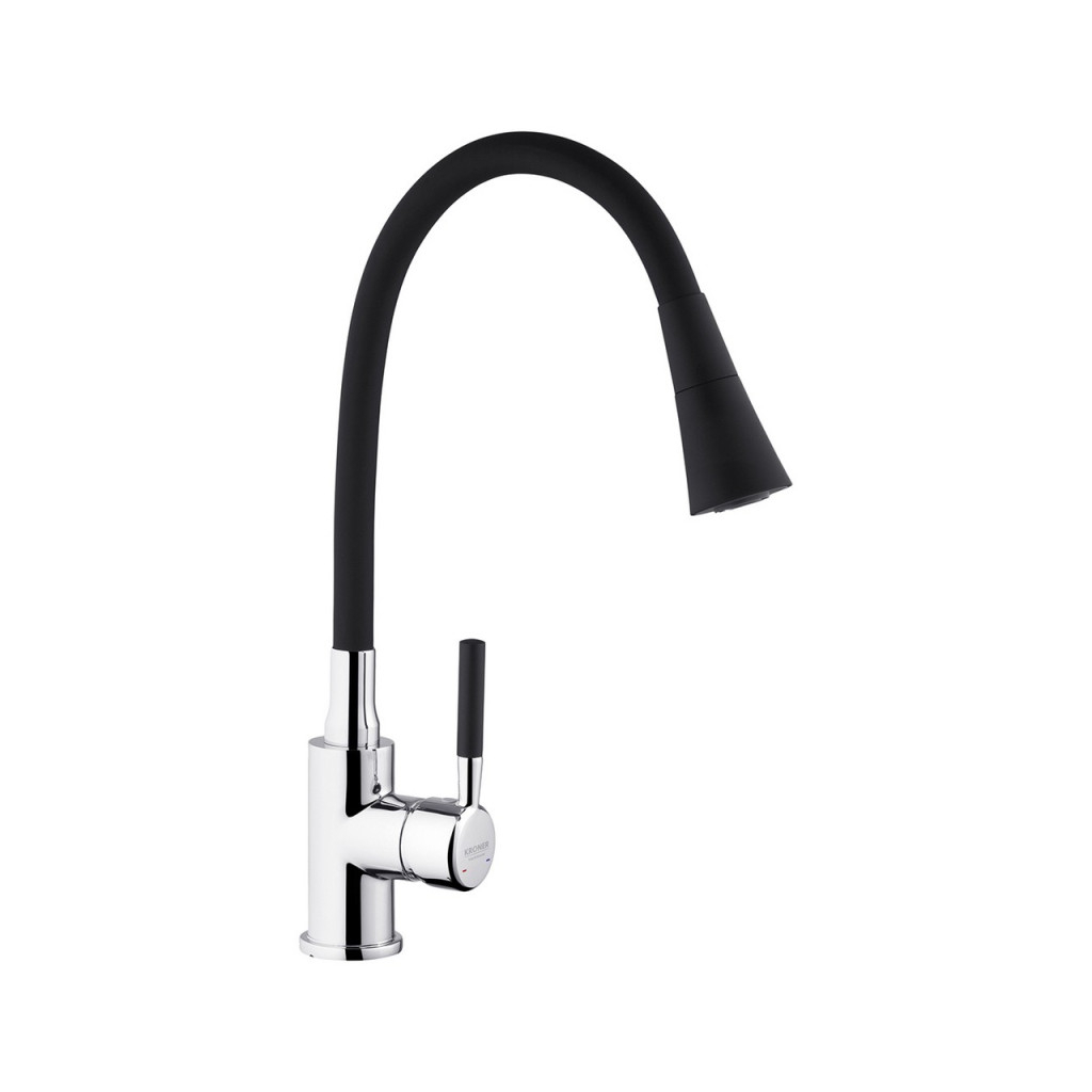 Змішувач Kroner Kuche-C132BLK - зображення 1