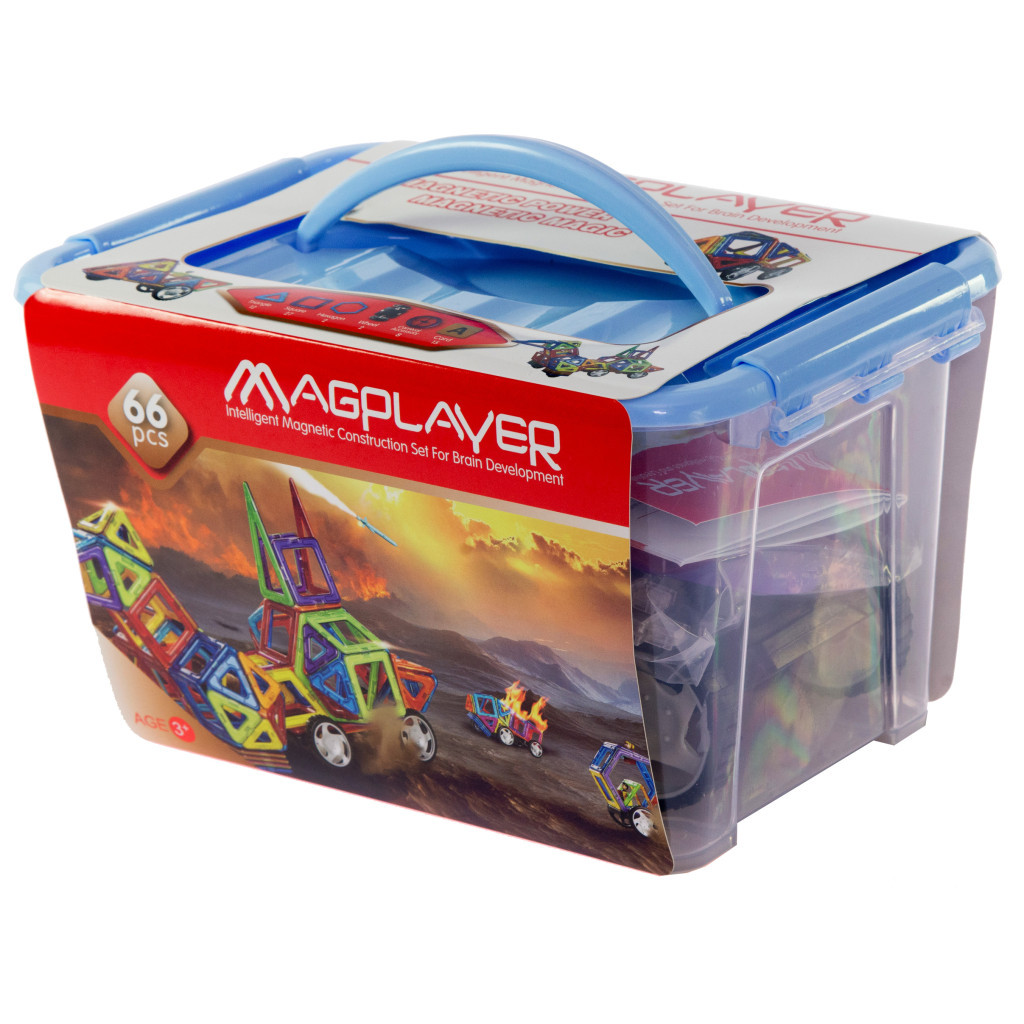 Конструктор Magplayer Набір 66 ел. (MPT-66) - зображення 2