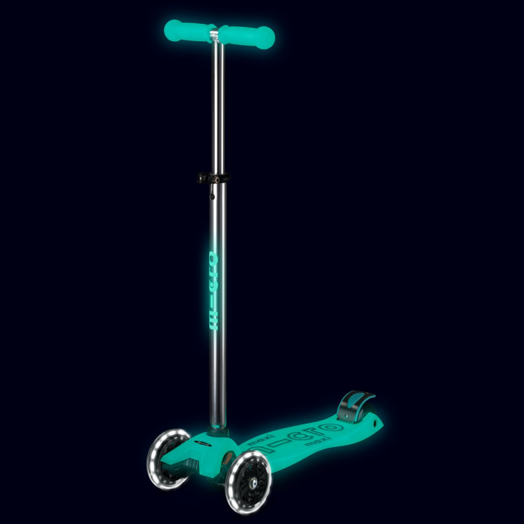 Самокат Micro Maxi Deluxe Glow LED Желейний зелений (MMD365) - зображення 5
