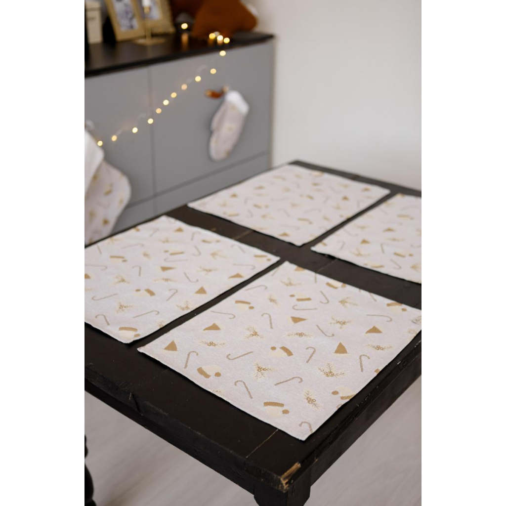 Серветка на стіл Прованс Шапочки на бежевому 35х45 см (036836) - зображення 2