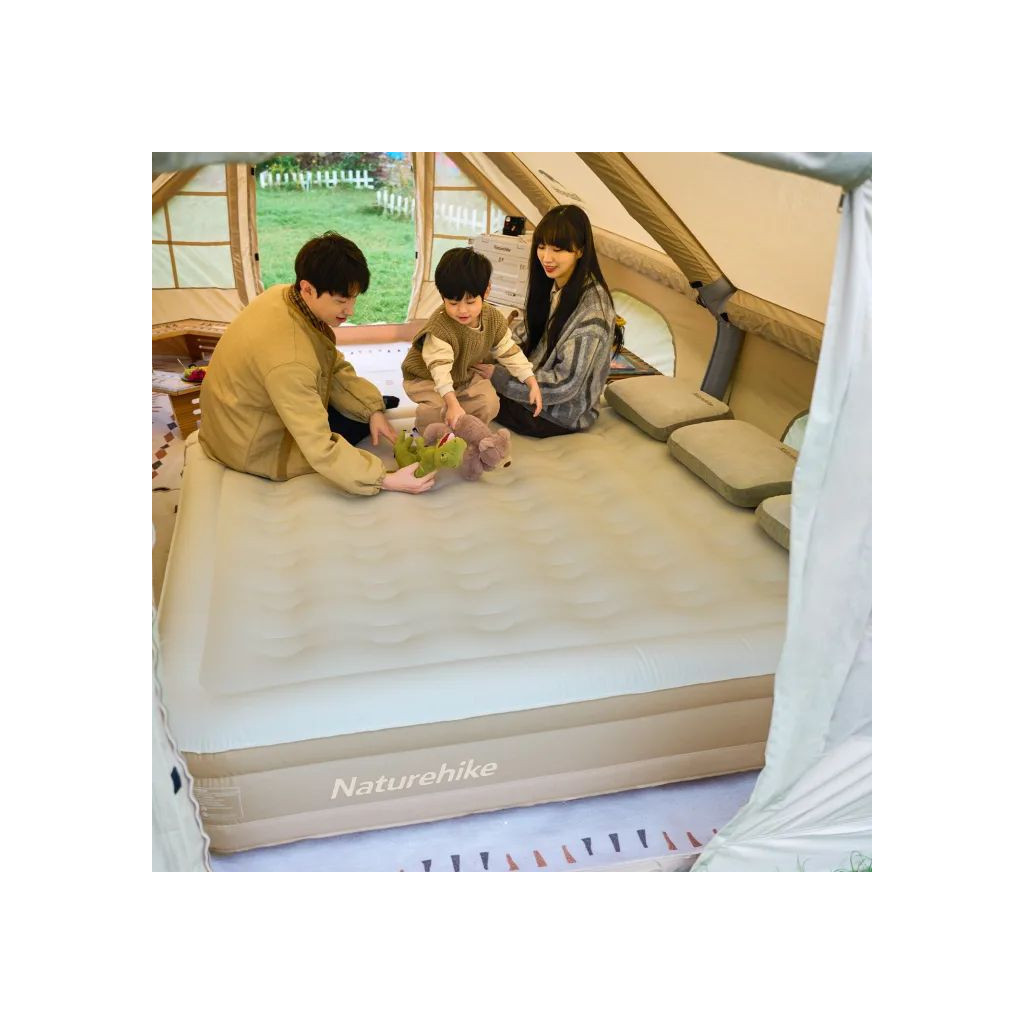 Матрац надувний Naturehike CNH22DZ015 198x99x36 см Beige (6927595713532) - зображення 6