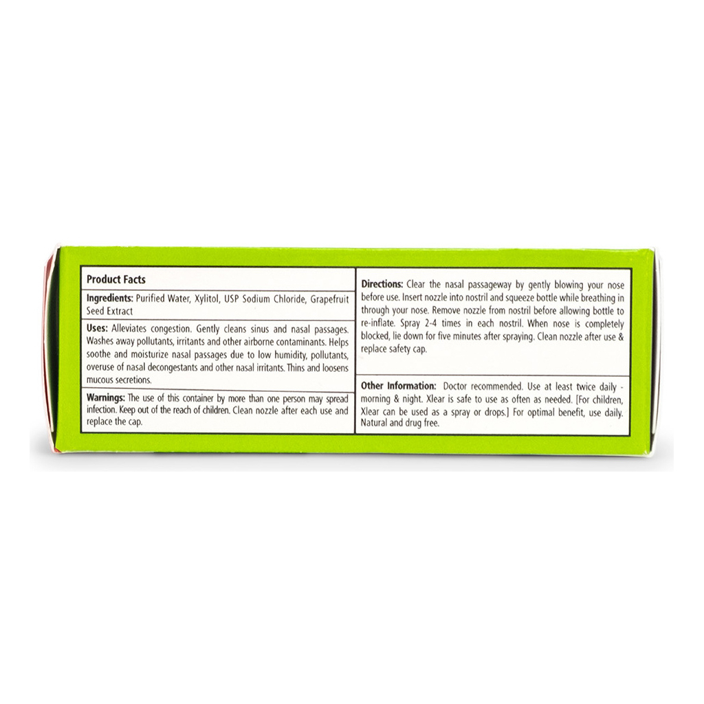Мінерали Xlear Натуральний сольовий назальний спрей з ксилітом 22 мл (700596100015) - зображення 4