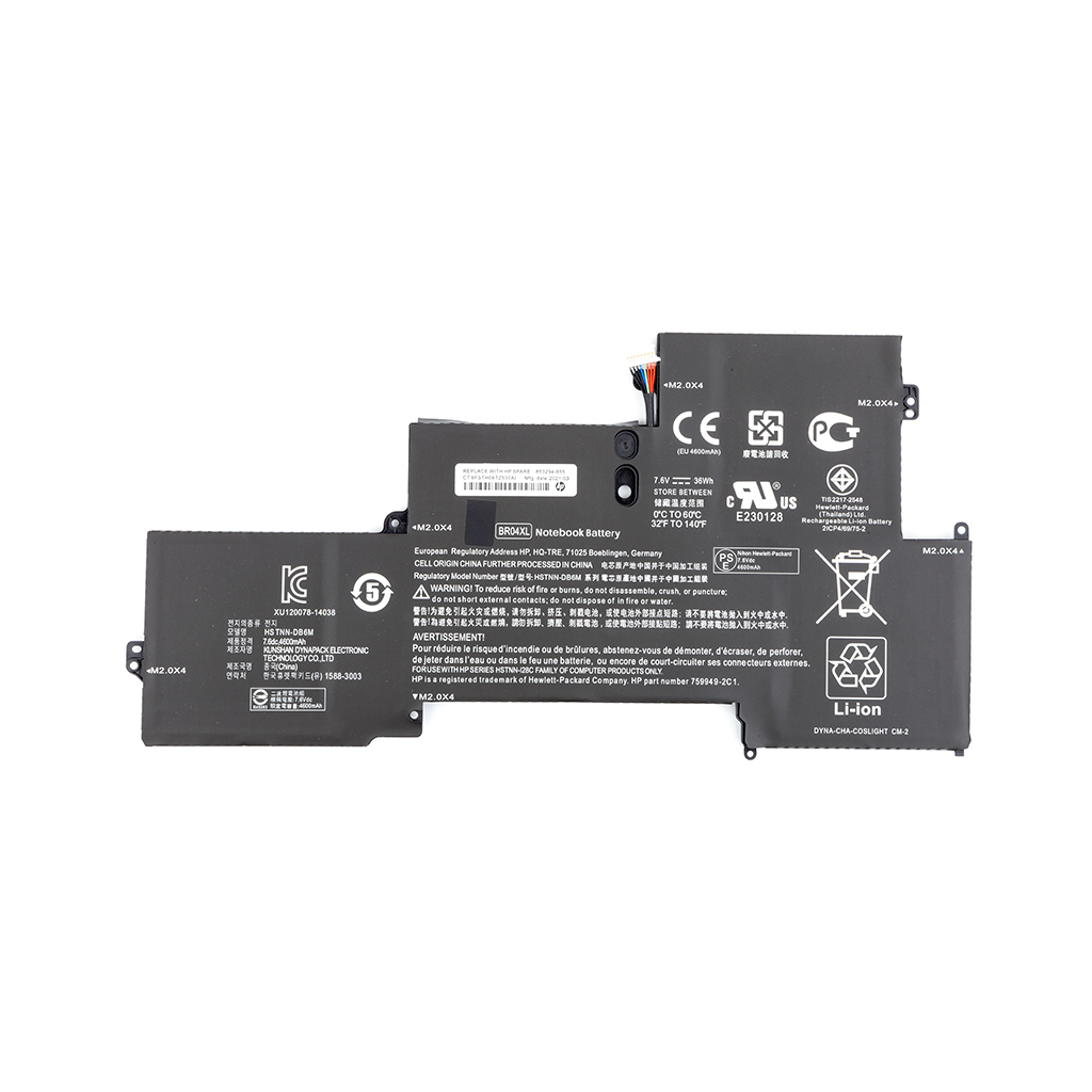 Акумулятор до ноутбука PowerPlant HP EliteBook Folio 1020 G1 (BR04XL) 7.6V 4700mAh (NB461219) - зображення 1