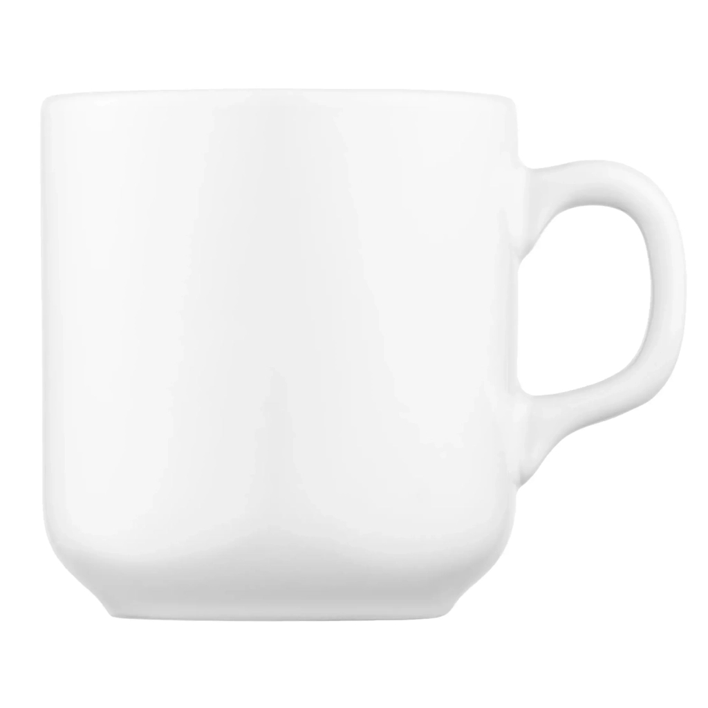 Чашка Ardesto Carlo, 280мл, кераміка, біла (AR3047W) - зображення 3