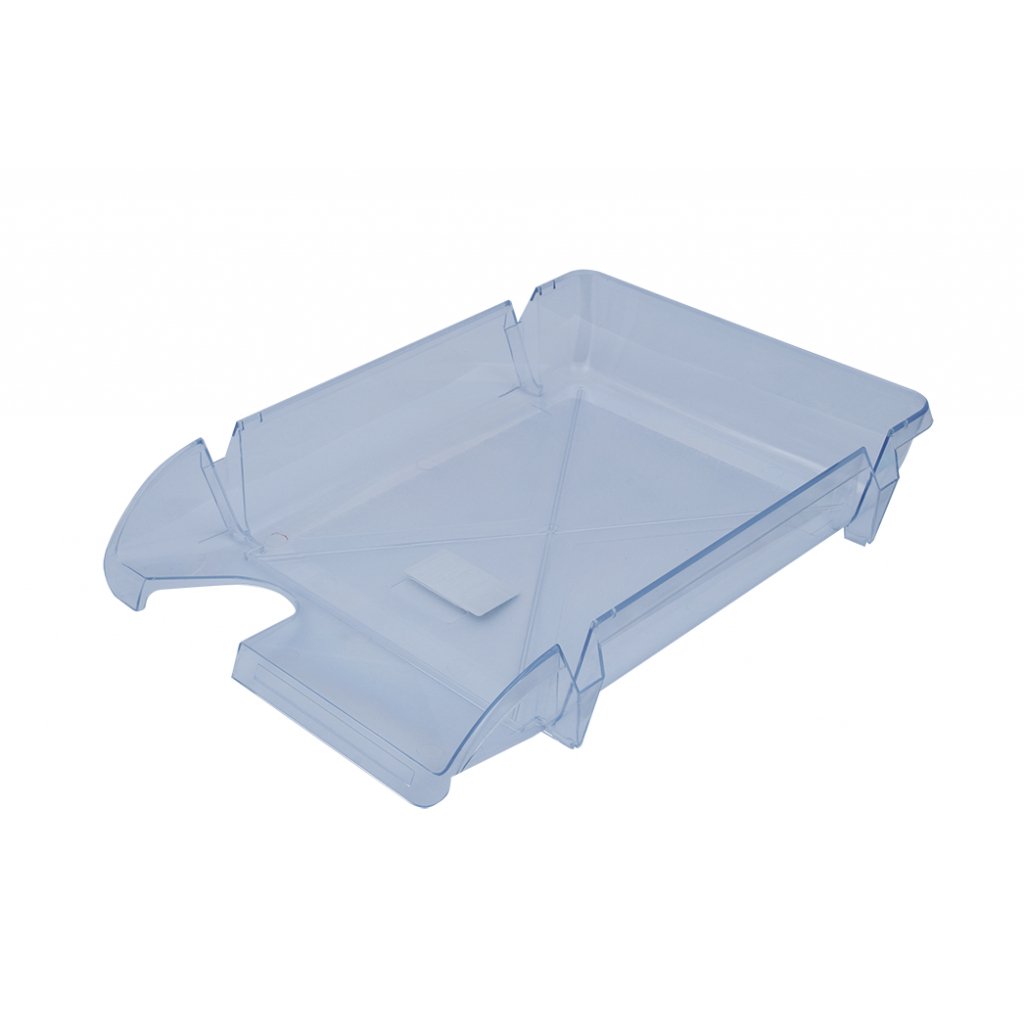 Лоток для паперів Арника горизонтальний КОМПАКТ, прозорий (80602) - зображення 1