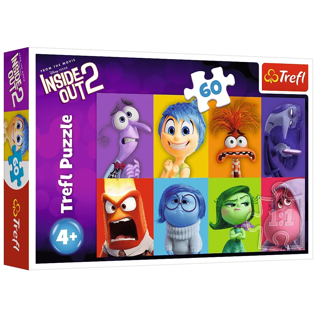 Пазл Trefl Inside Out 2 Знай свої емоції 60 елементів (5900511173970) - picture 1