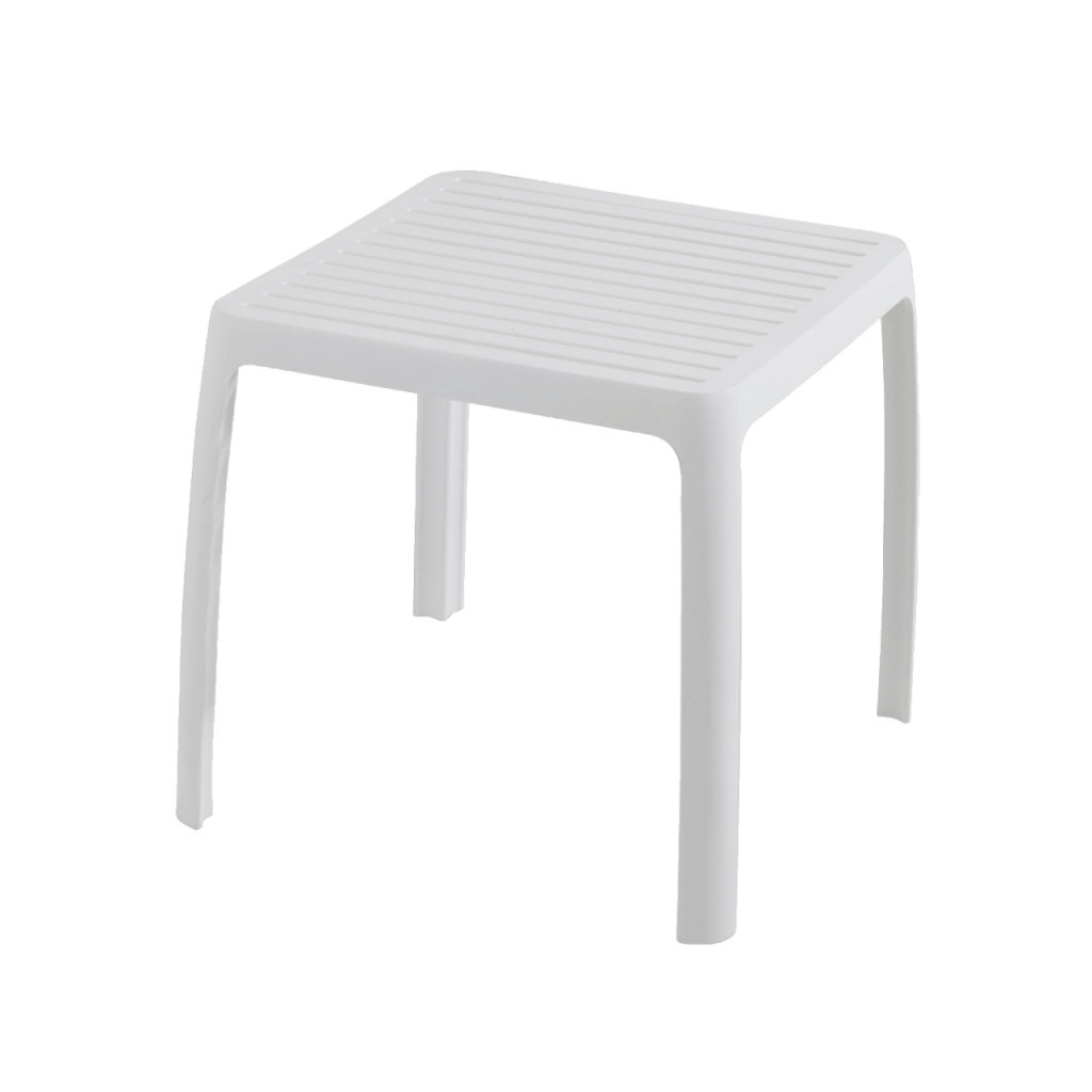 Стіл садовий PAPATYA до шезлонга Wave білий (4345) - зображення 1