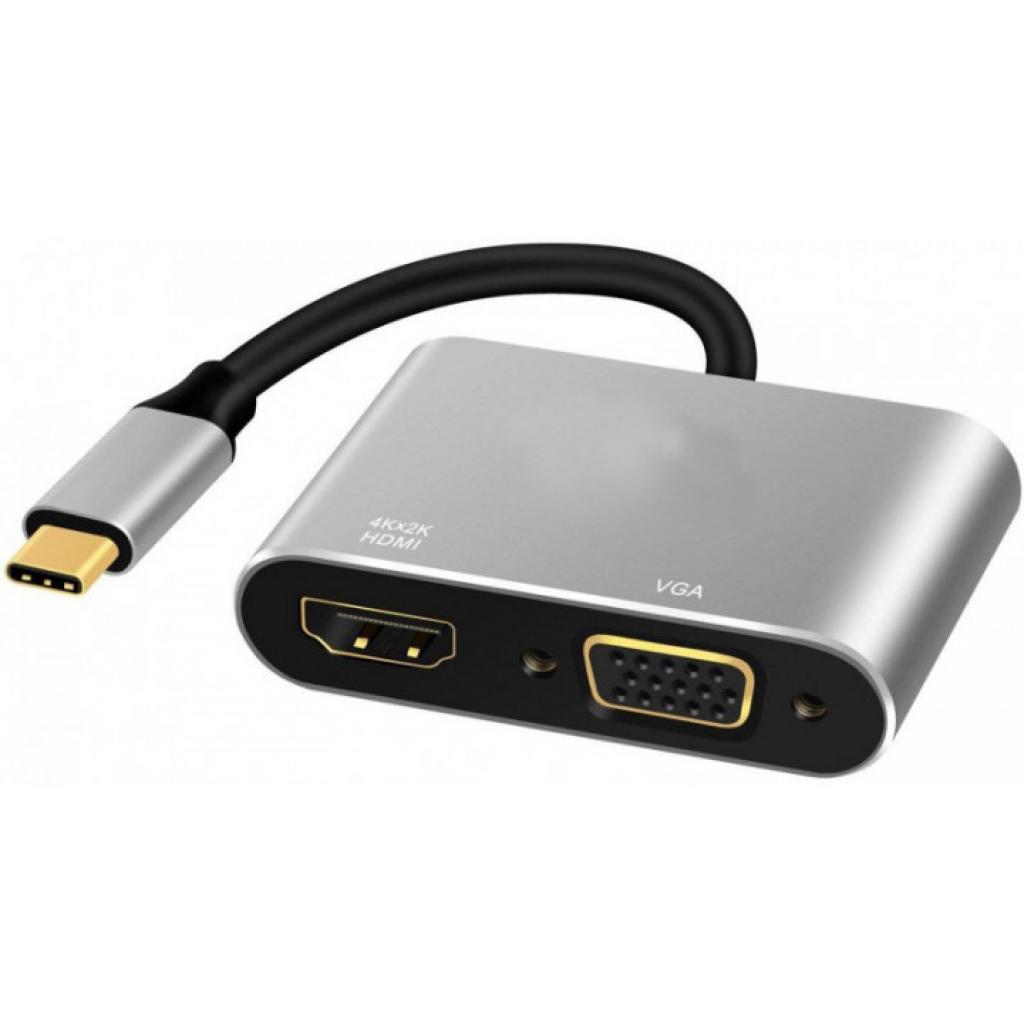 Перехідник Type-C to HDMI / VGA Extradigital (KBV1743) - изображение 1