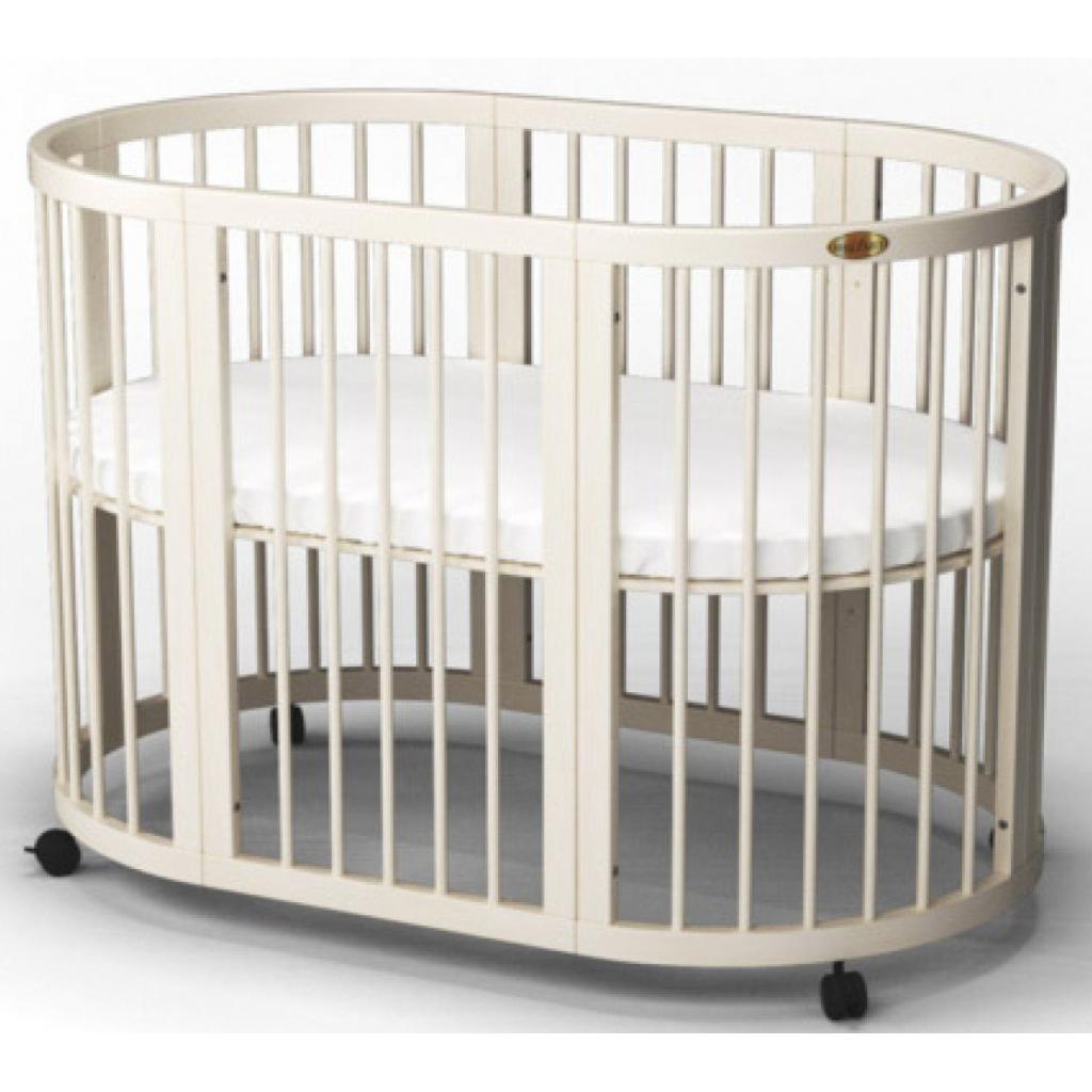 Ліжечко Ingvart SMART BED ROUND молочний (1729001) - зображення 1