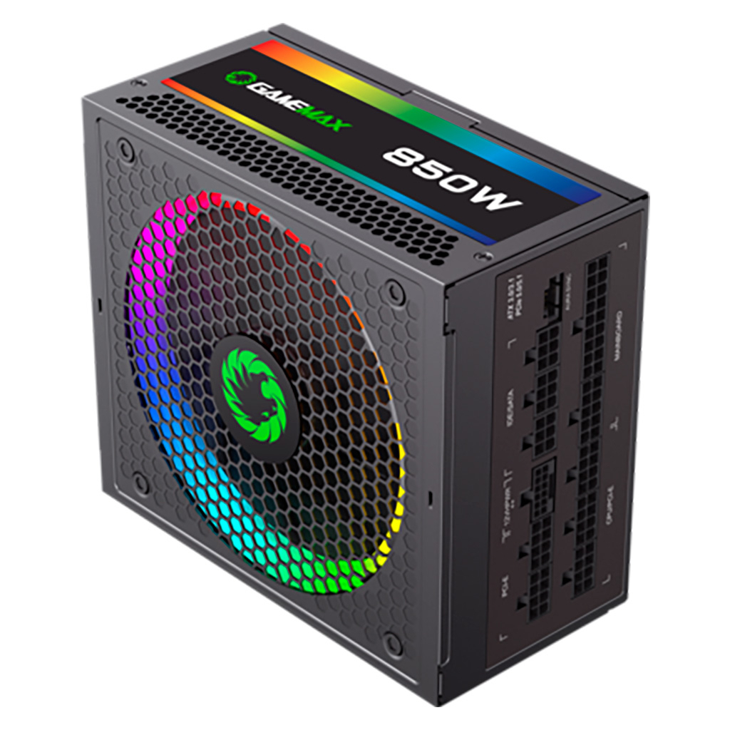 Блок живлення Gamemax 850W (RGB 850 PRO (ATX3.03.1 PCIe5.0) - зображення 1