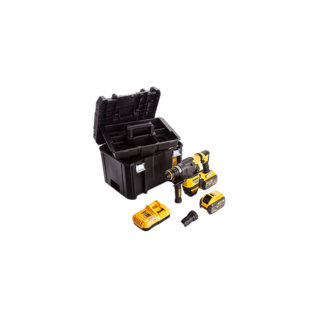 Перфоратор DeWALT безщітковий, SDS MAX, 54 В, 6.1 Дж, 3 реж. кейс (DCH334X2) - зображення 4