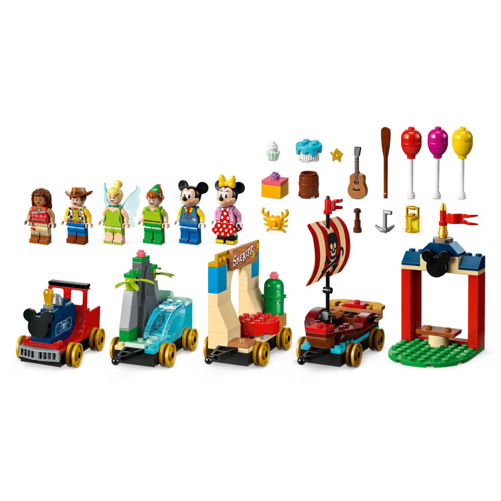 Конструктор LEGO Disney Classic Святковий діснеївський потяг 191 деталь (43212) - зображення 5
