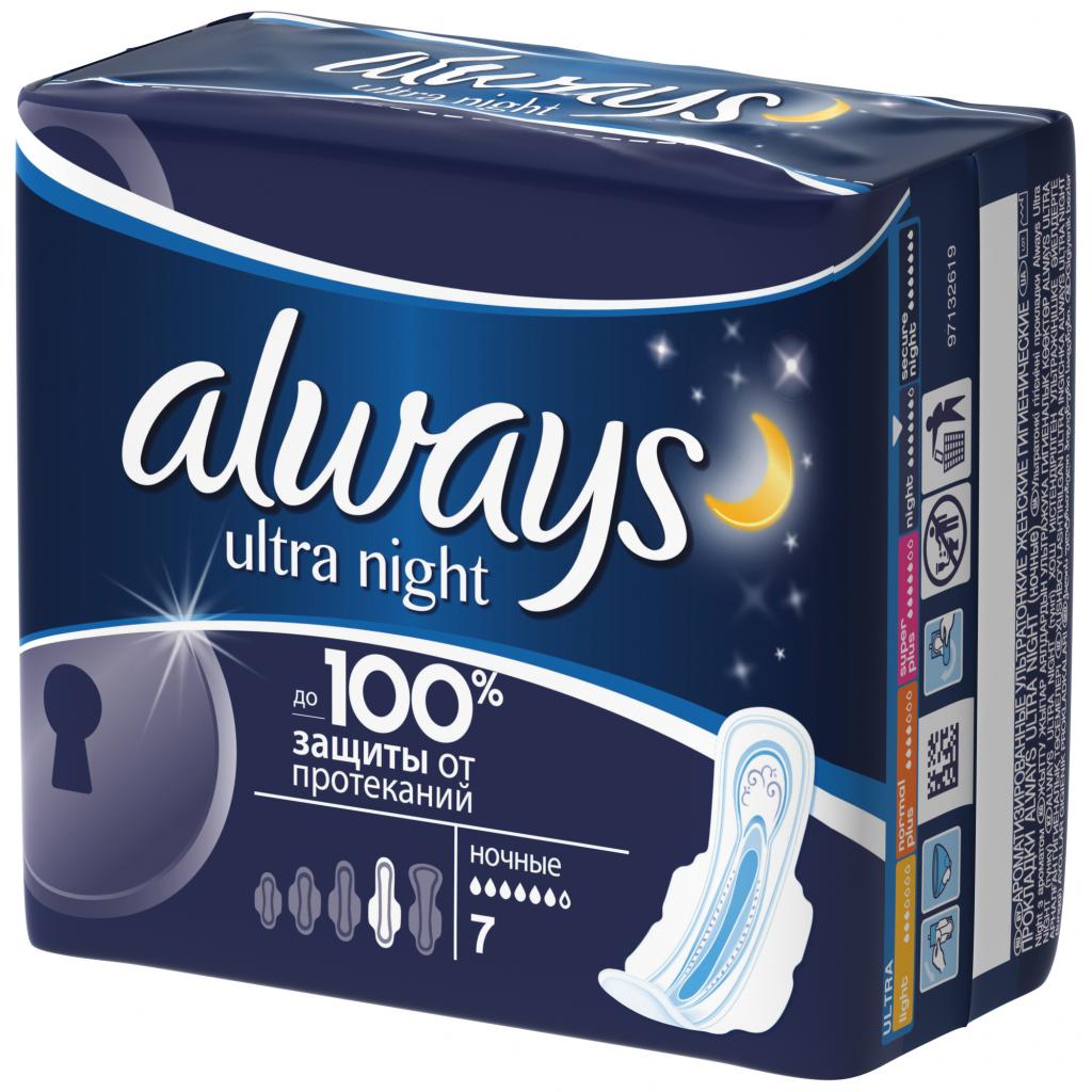 Гігієнічні прокладки Always Ultra Platinum Collection Ultra Night 7 шт (4015400453307) - зображення 3
