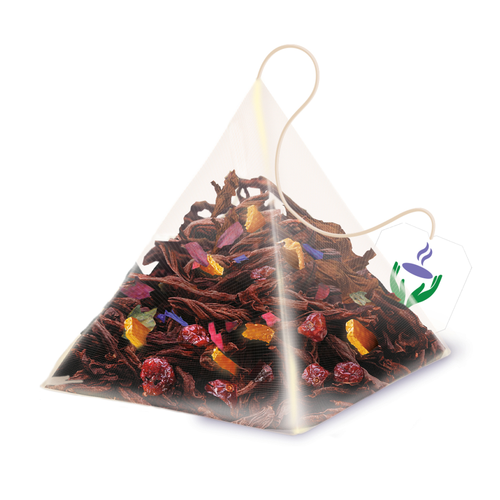 Чай Tea Moments Berries Party чорний 20х1.8 г пірамідки (tm.00230) - зображення 3