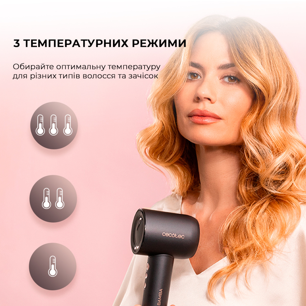 Фен Cecotec IoniCare Rockstar Nano IonTech (CCTC-04454) - изображение 6