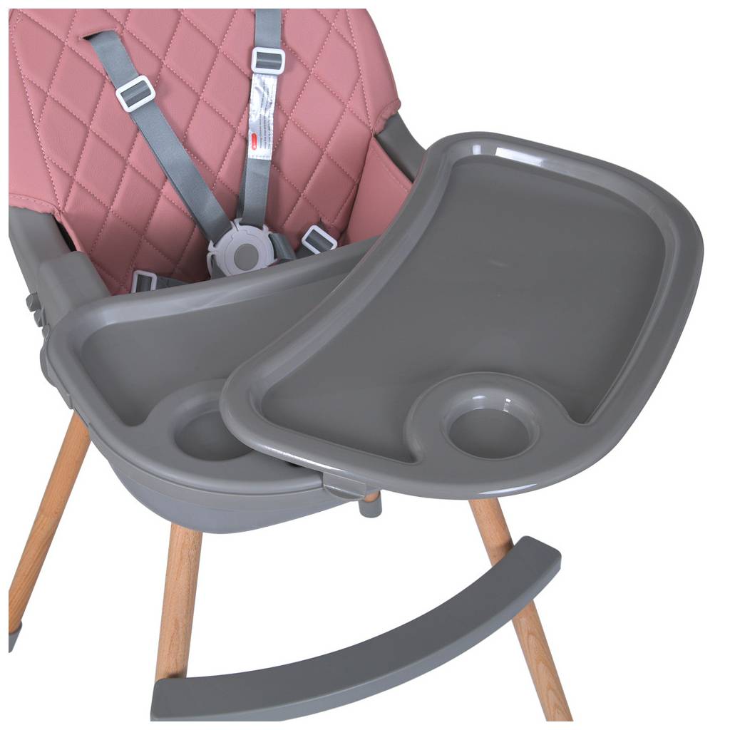 Стілець для годування El Camino ME 1111 LUMI pink - зображення 8