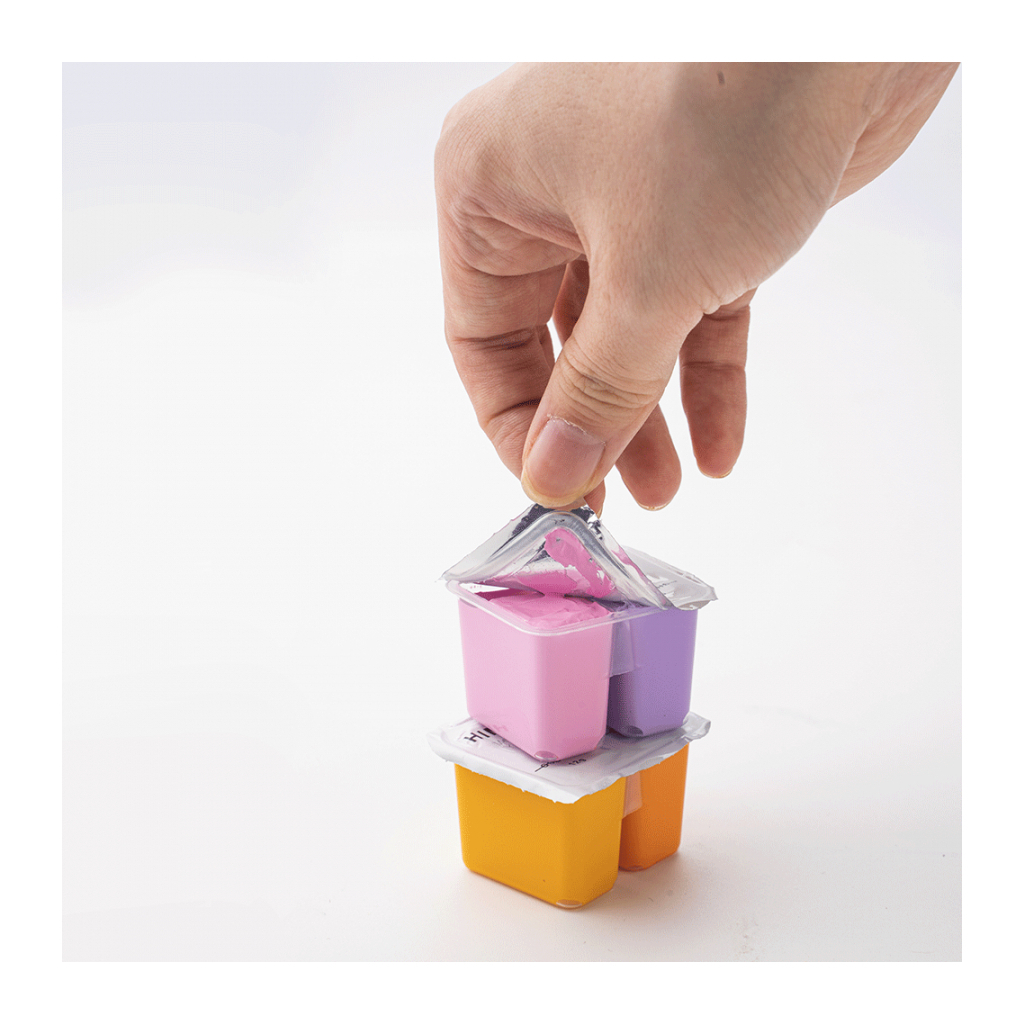 Гуашеві фарби HIMI Twin Cup 36*12мл+3 пензлі, блакитний пластик, пенал (6976939682638) - picture 12