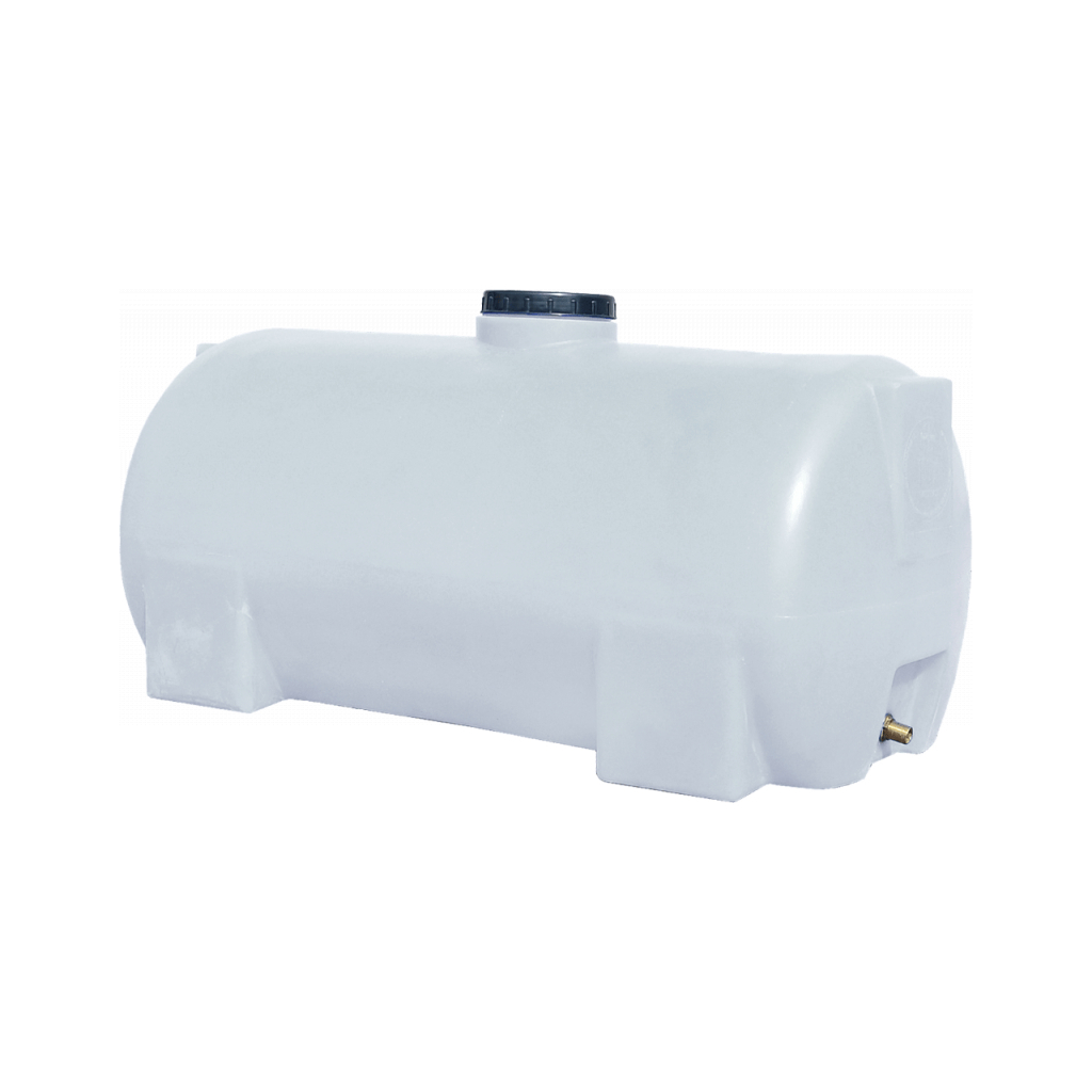 Ємність для води Пласт Бак горизонтальна харчова 150 л біла (2105) - зображення 1