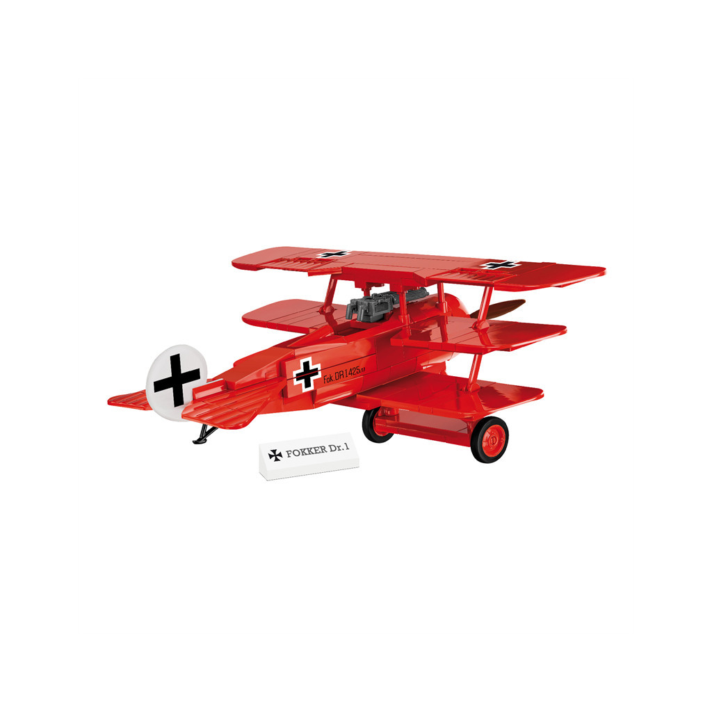 Конструктор Cobi Перша Світова Війна Літак Fokker Dr. I Червоний барон, 174 деталей (COBI-2986) - зображення 8